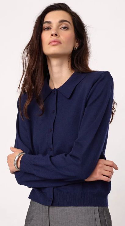 Co Couture polo dark navy