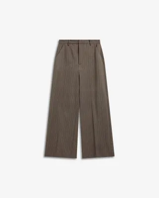 Iben reign tailored structured pants gestreept