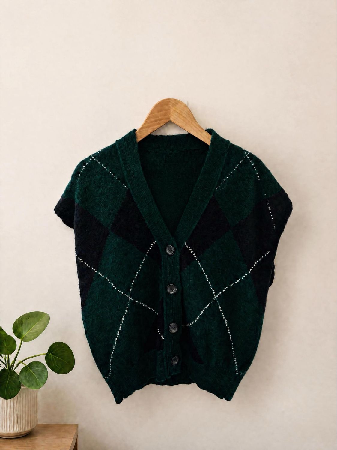 Bo Dôme cardigan Gio check