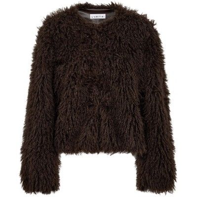 Haute L'amitié Lagotto crop fur jacket
