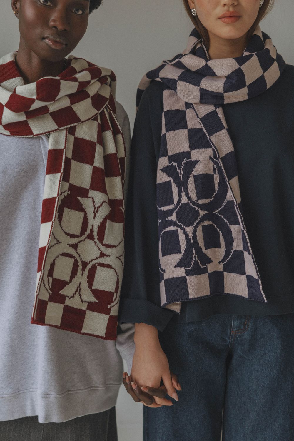 Coucou ivy scarf bordeaux