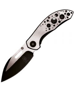 Assisted Open Folding Pocket Knife with Black Trim