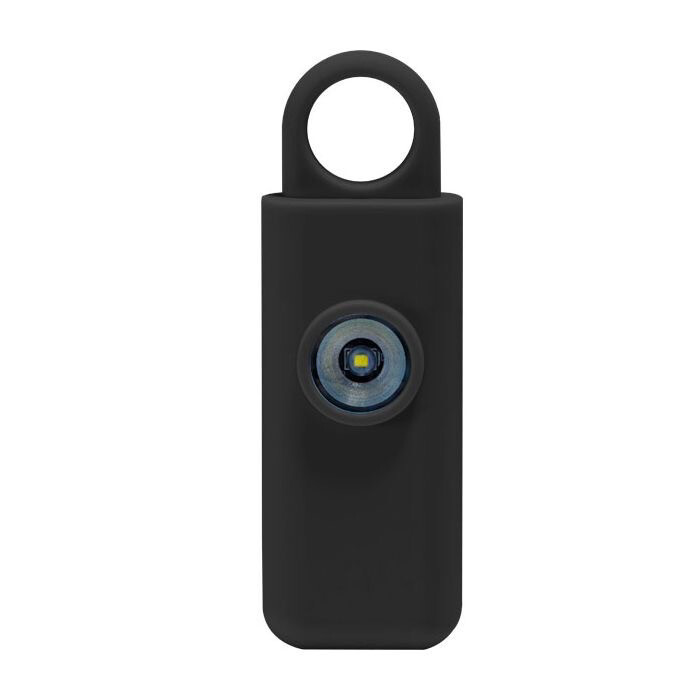 Personal Panic Alarm 130dB and Strobe Black