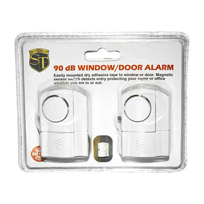 90db Magnetic Door/Window Alarm 2 pack
