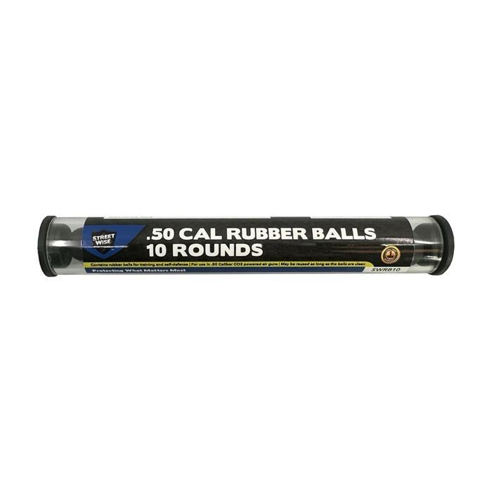 Streetwise .50 Cal Rubber Ball 10 Rounds Streetwise .50 Cal Rubber Ball 10 Rounds