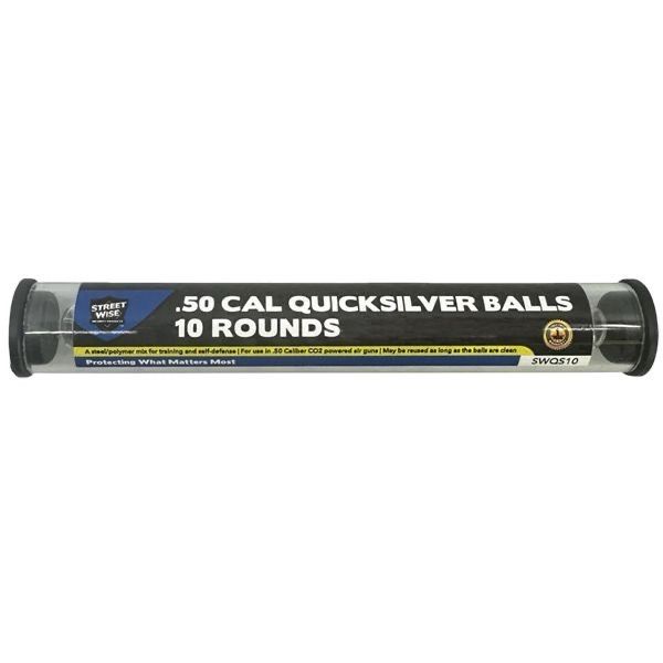 Streetwise .50 Cal Quicksilver Balls 10 Rounds Streetwise .50 Cal Quicksilver Balls 10 Rounds