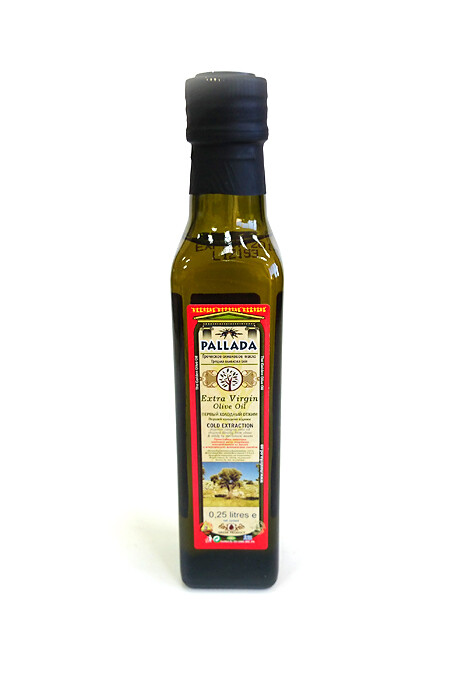 Оливковое масло греческое PALLADA "EXTRA VIRGIN" первый холодный отжим, нерафинированное, 250 мл