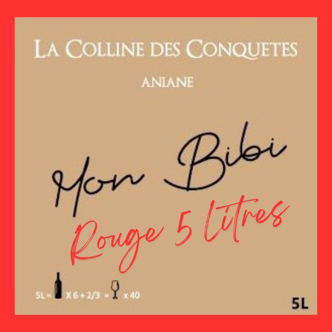 Mon Bibi Rouge 5Litres