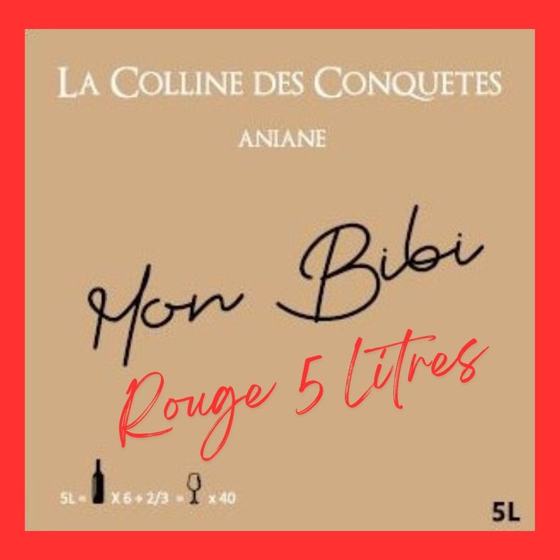 Mon Bibi Rouge 5Litres