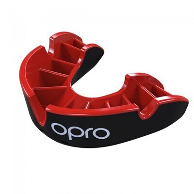 OPRO SILVER BLACK-RED JUNIOR GEBITSBESCHERMER