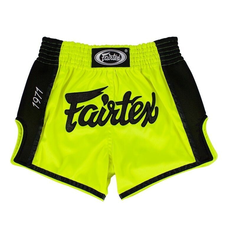 FAIRTEX SATORU NEON GROEN KICKBOKSBROEK