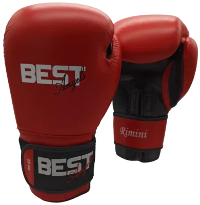 RIMINI RED LEATHER BEST ANGELS GANTS DE BOXE