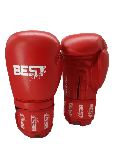 HAVANA RED LEATHER BEST ANGELS GANTS DE BOXE