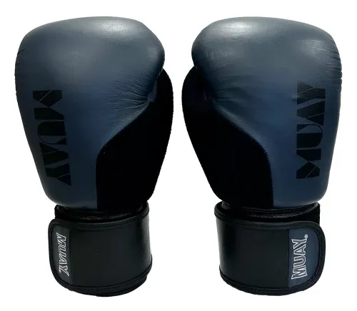 MUAY LEGACY GREY LEATHER BEST ANGELS GANTS DE BOXE