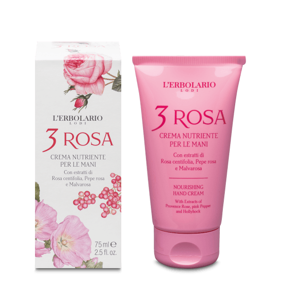 3 ROSA Crema Nutriente per le Mani 75 ml