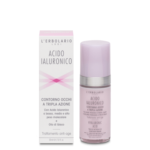 Acido Ialuronico - Contorno Occhi a Tripla Azione - Trattamento anti-age 30 ml