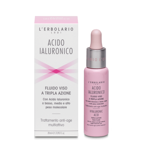 Acido Ialuronico - Fluido Viso a Tripla Azione - Trattamento anti-age multiattivo 28 ml