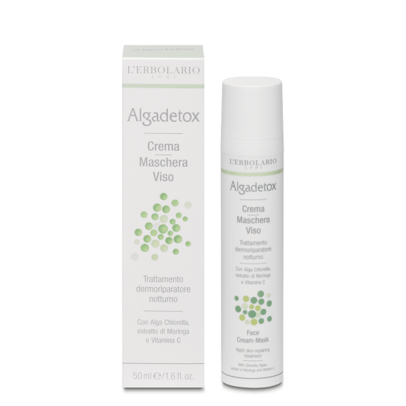 Algadetox - Crema-Maschera Viso - Trattamento dermoriparatore notturno 50 ml