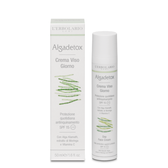 Algadetox - Crema Viso Giorno - Protezione quotidiana antinquinamento SPF 15 50 ml