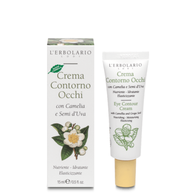 L'Erbolario - Crema contorno occhi con Camelia e Semi d'Uva 15 ml