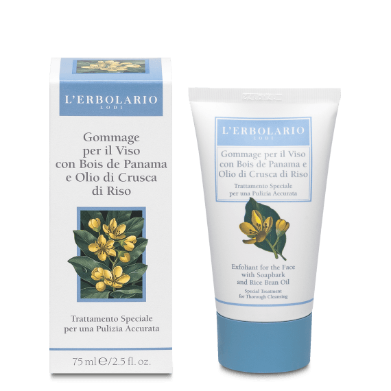Gommage per il Viso con Bois de Panama e Olio di Crusca di Riso 75 ml