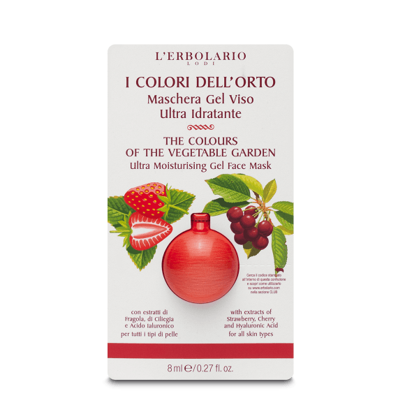 I COLORI DELL'ORTO - COLORE ROSSO Maschera Gel Viso Ultra Idratante 8 ml