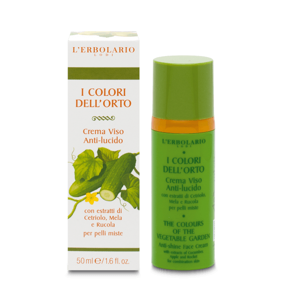 I COLORI DELL'ORTO - COLORE VERDE Crema Viso Anti-lucido 50 ml