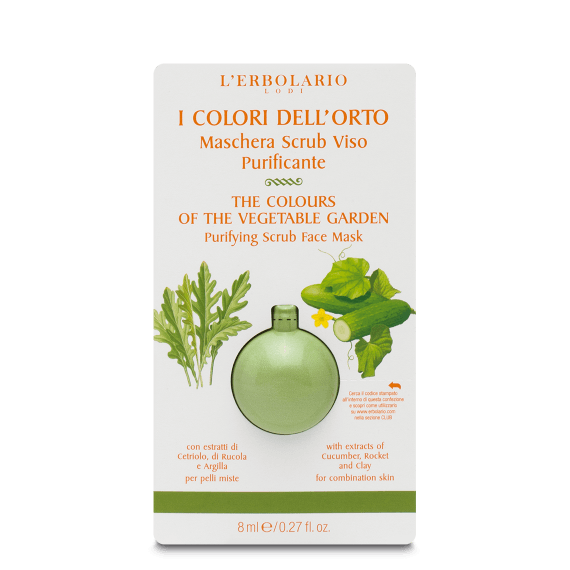 I COLORI DELL'ORTO - COLORE VERDE Maschera Scrub Viso Purificante 8 ml