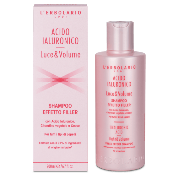 L'Erbolario - ACIDO IALURONICO LUCE & VOLUME Shampoo Effetto Filler 200 ml