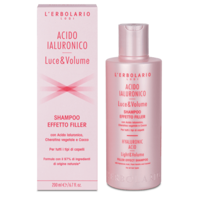 L'Erbolario - ACIDO IALURONICO LUCE & VOLUME Shampoo Effetto Filler 200 ml