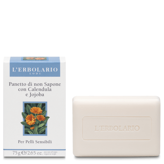 Panetto di non Sapone con Calendula e Jojoba 75 g
