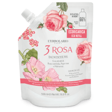 L'Erbolario - 3 Rosa Bagnoschiuma Ecoricarica 500 ml