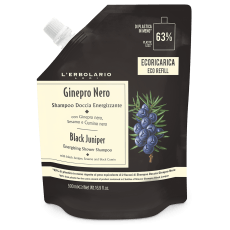Ginepro Nero Shampoo Doccia Energizzante  Ecoricarica - 500 ml