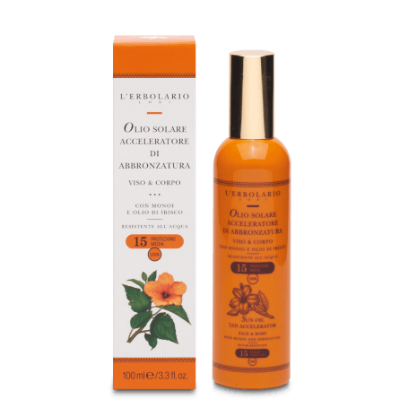Olio Solare Acceleratore di Abbronzatura SPF 15 100 ml
