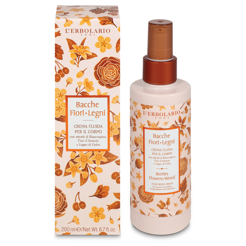 Bacche Fiori Legni - Crema Fluida per il Corpo 200 ml