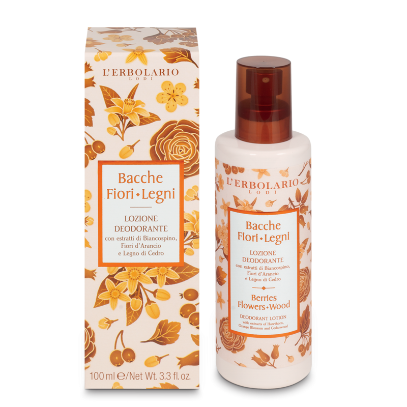 L'Erbolario - Bacche Fiori Legni - Lozione Deodorante 100 ml