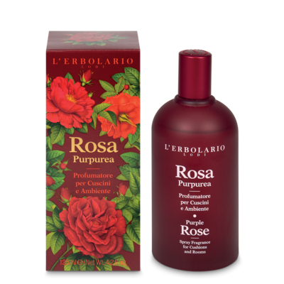 Rosa Purpurea - Profumatore per Cuscini e Ambiente - 125 ml