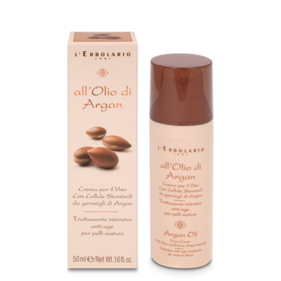 L'Erbolario - ALL'OLIO DI ARGAN Crema Viso Anti-Age 50 ml