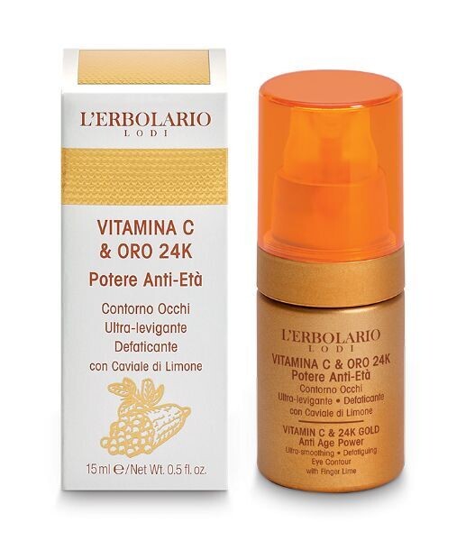 L'Erbolario - Contorno Occhi Vitamina C & Oro 24K - 15 ml
