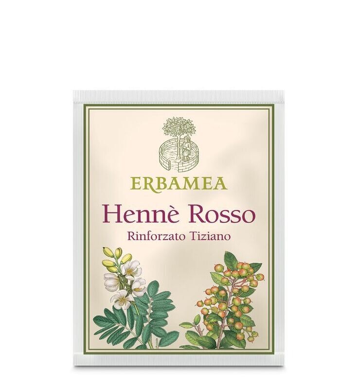 ERBAMEA - Hennè Rosso Rinforzato Tiziano - 100 g.