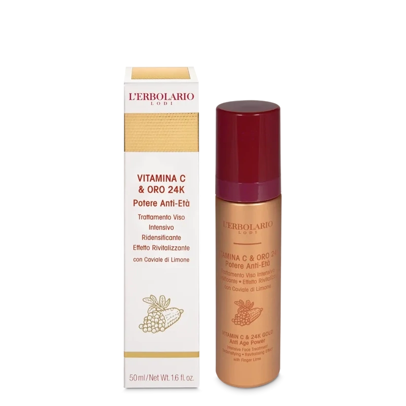 Vitamina C & Oro 24K Trattamento Viso 50 ml