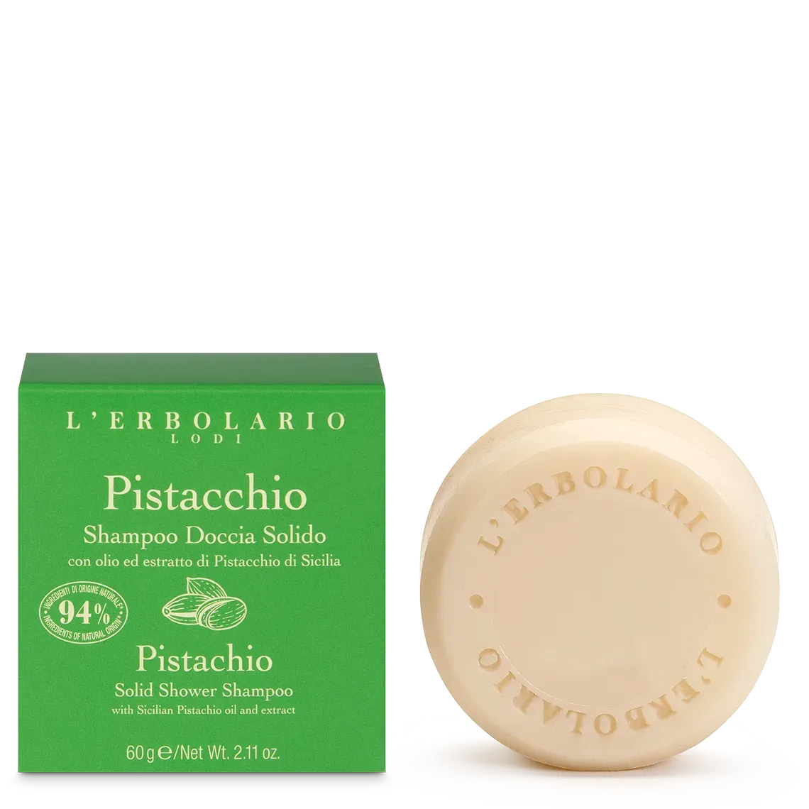 Pistacchio Shampoo Doccia Solido  60 g