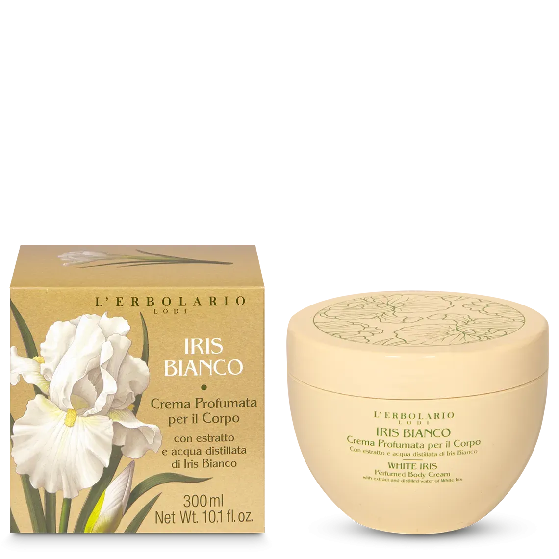 Iris Bianco Crema Profumata per il Corpo  300 ml