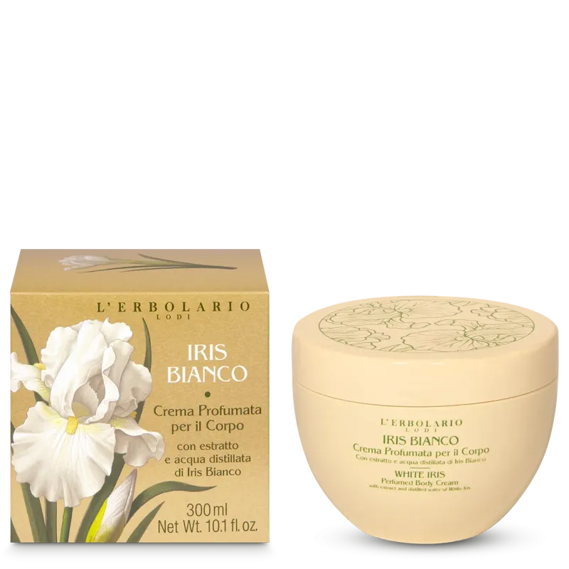 Iris Bianco Crema Profumata per il Corpo  300 ml
