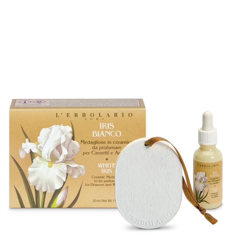 Iris Bianco Medaglione per Cassetti e Armadi 30 ml