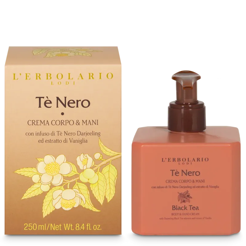 Tè Nero Crema Corpo & Mani 250 ml