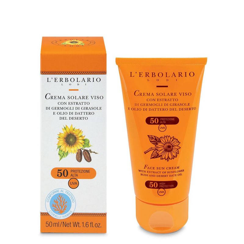 Crema Solare Viso SPF 50 50ml