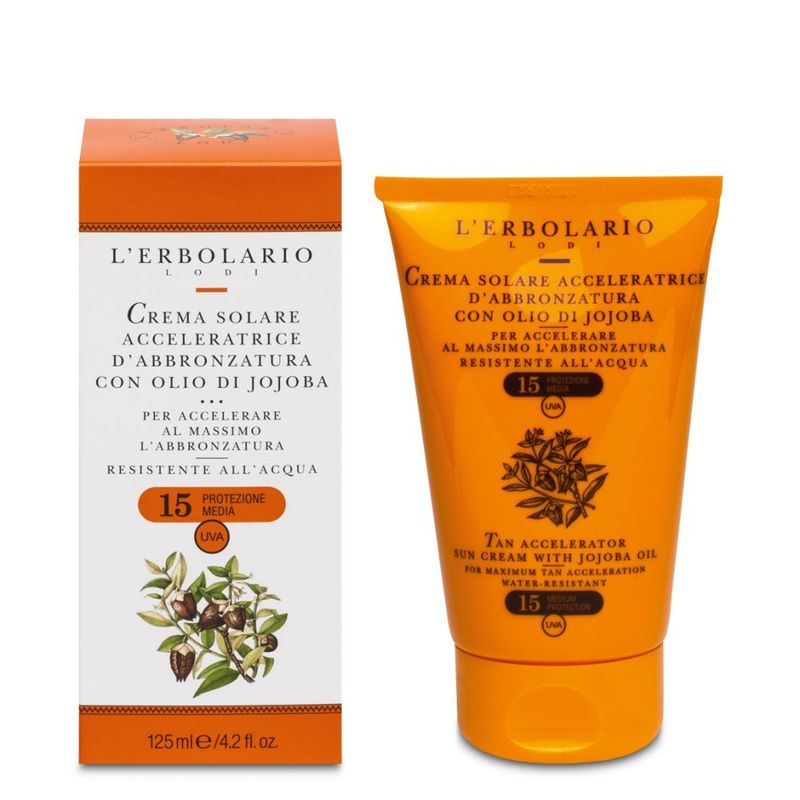 Crema Solare Corpo Acceleratrice d'Abbronzatura SPF 15 125 ml