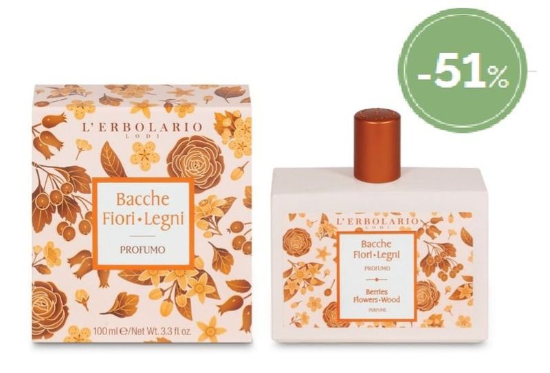 ERBOSCONTO - Bacche Fiori Legni - Profumo  100 ml
