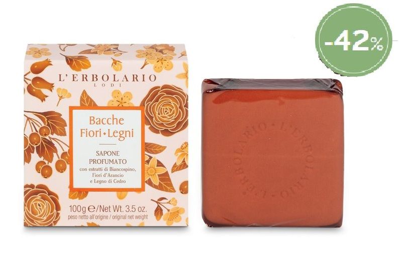 ERBOSCONTO - Bacche Fiori Legni - Sapone Profumato 100 g